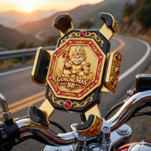 Slot80 Holder Hp Motor Full Besi Aluminium Universal