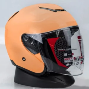 GM88 Helm Motor Kyoto Mirip Emboss SNI Orange